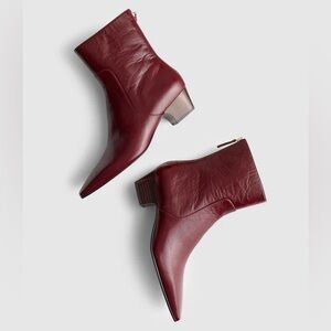 Madewell The Lexie Ankle Boot in Aged Wine Size 9